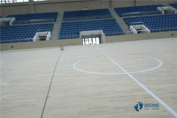 五角枫运动体育地板双层龙骨结构