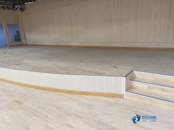 拼接板舞台运动木地板每平米**